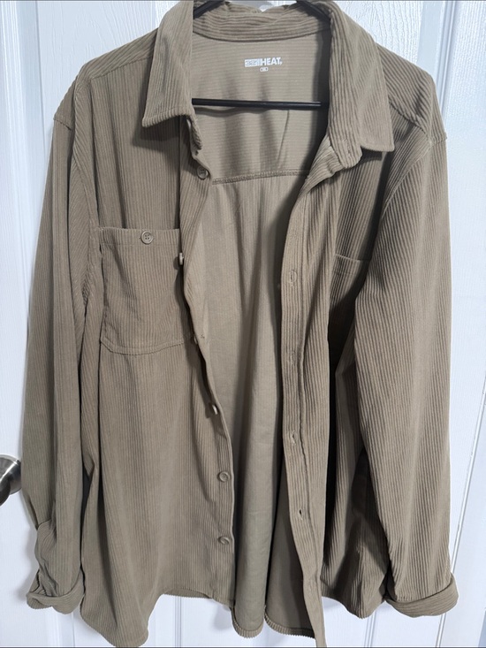 32 Degrees Other - 32 Degrees Men's Corduroy Button-Down Shirt - Taupe